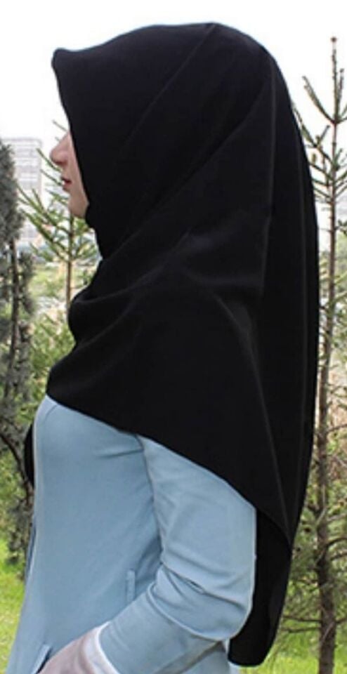 110x110 Mısırlı Medine İpeği Eşarp - Siyah