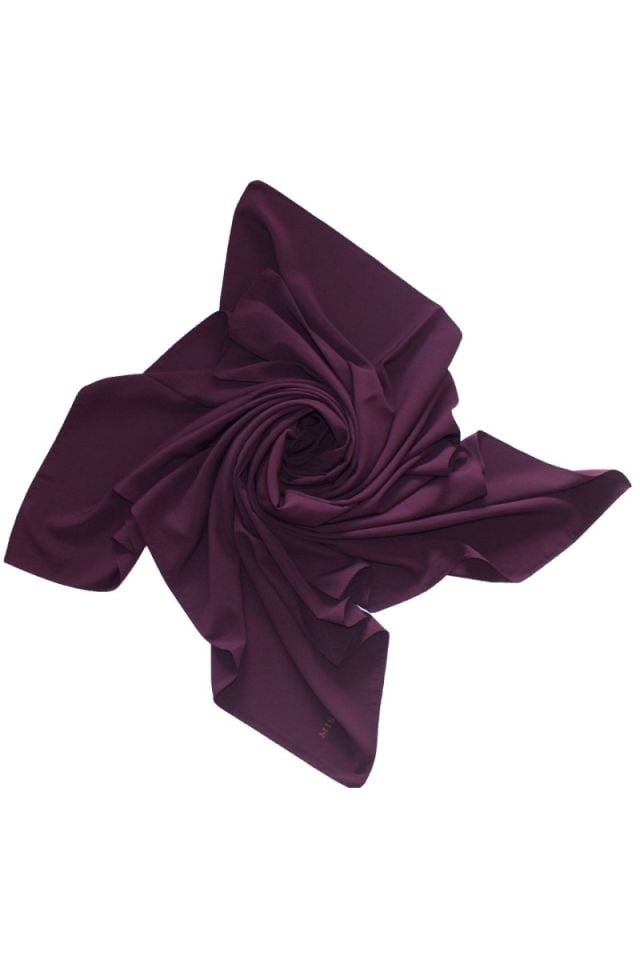 110x110 Mısırlı Medine İpeği Eşarp - Mürdüm