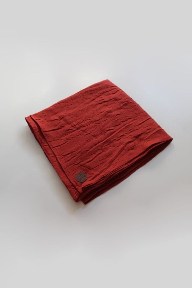 Bambu Kraş Eşarp - Pastel Kiremit