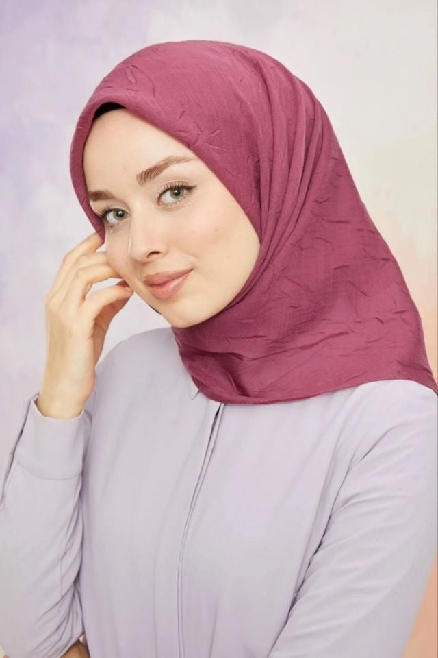 Bambu Kraş Eşarp - Kardinal