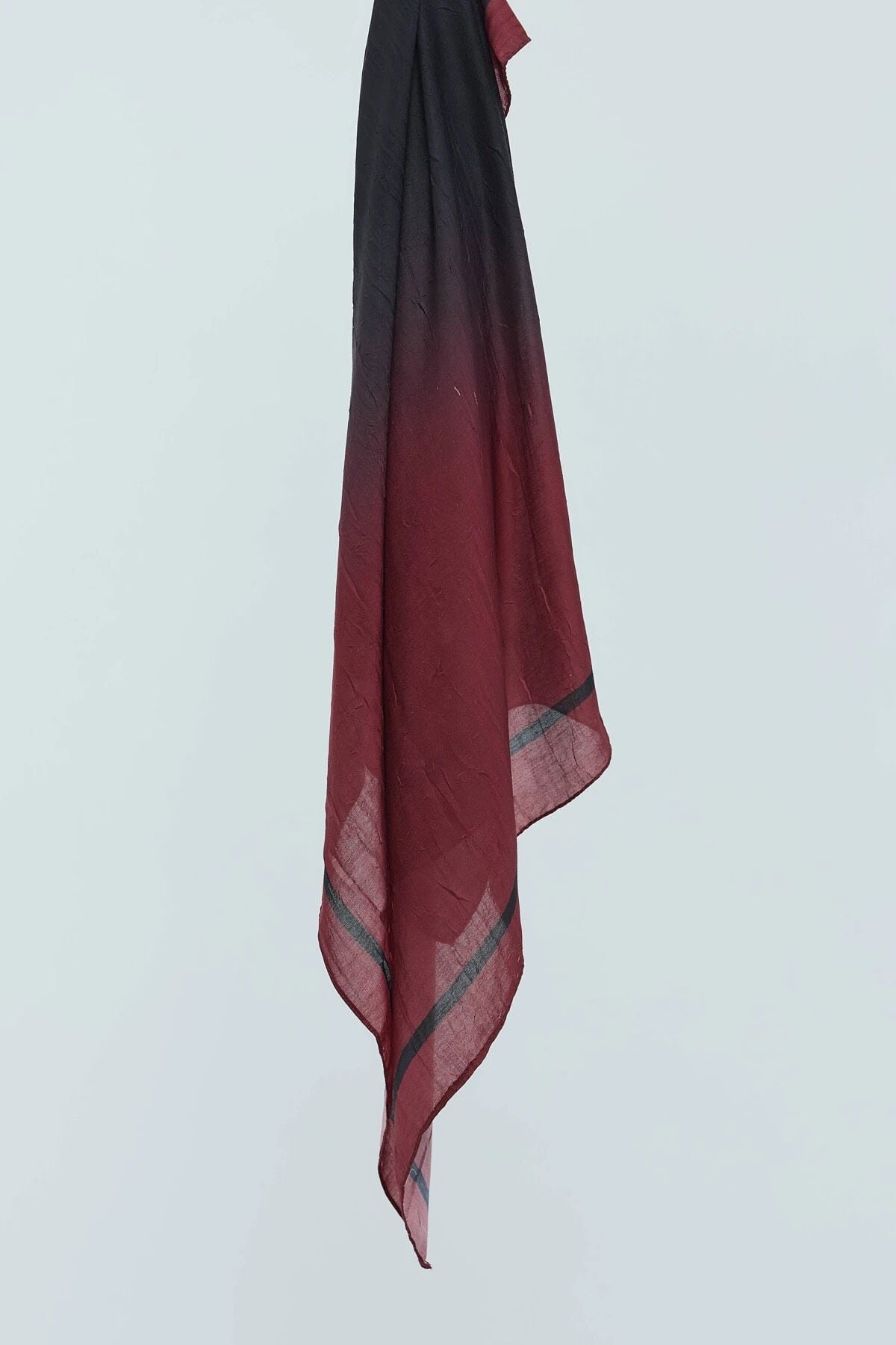Mirora Desenli Bambu Eşarp - Bordo