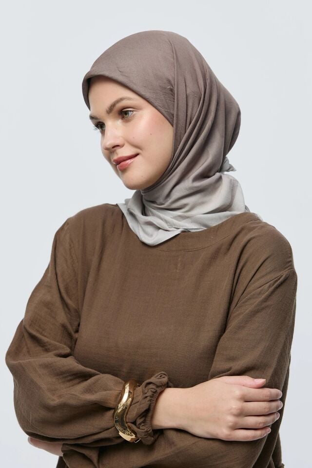 Mirora Desenli Bambu Eşarp - İğde