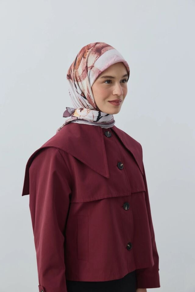 Seraphy Desenli Bambu Eşarp - Marşala