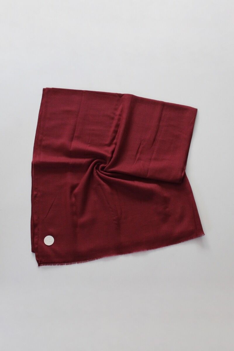 Organik Soft Şal - Bordo