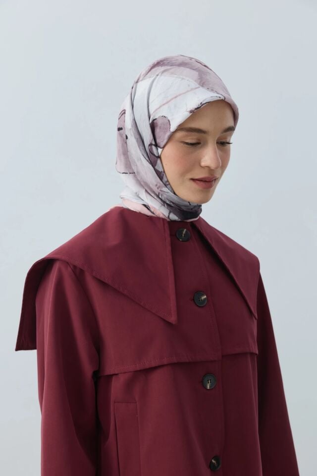 Seraphy Desenli Bambu Eşarp - Yavruağzı