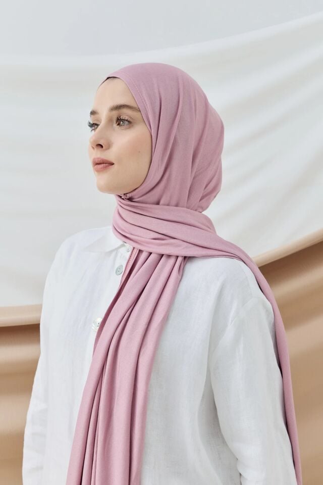 Penye Şal - Toz Pembe