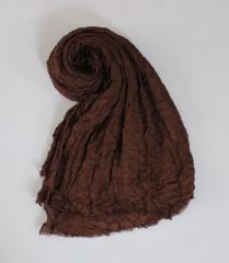 Vual Kraş Şal - Çikolata Kahve