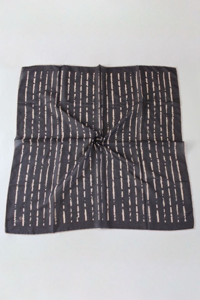 Çizgi Desenli Soft Eşarp - Latte