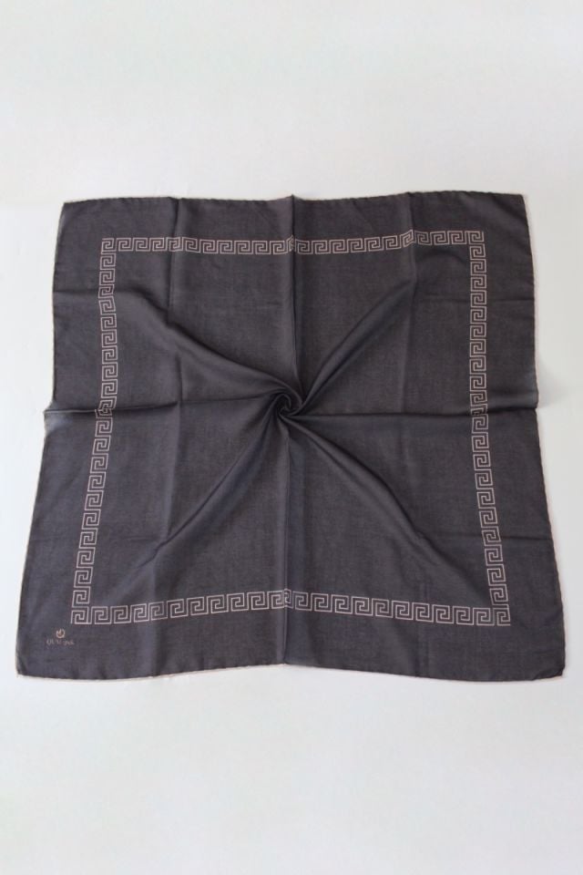 G Zincir Desenli Soft Eşarp - Latte