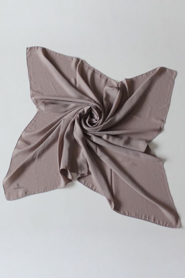 110x110 Mısırlı Jazz Eşarp - Tozlu Gri