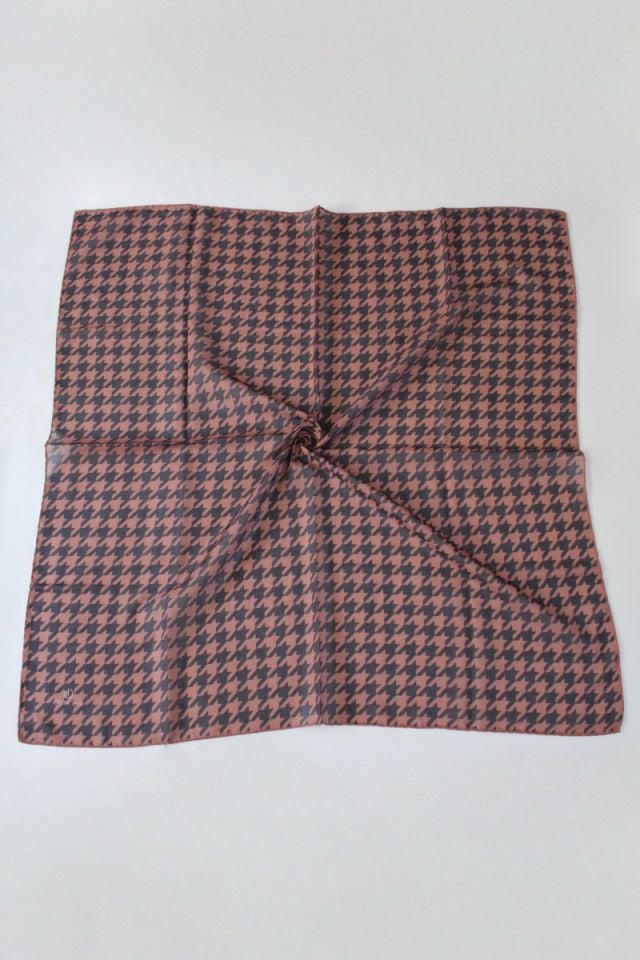 Kazayağı Desenli Soft Eşarp - Bakır