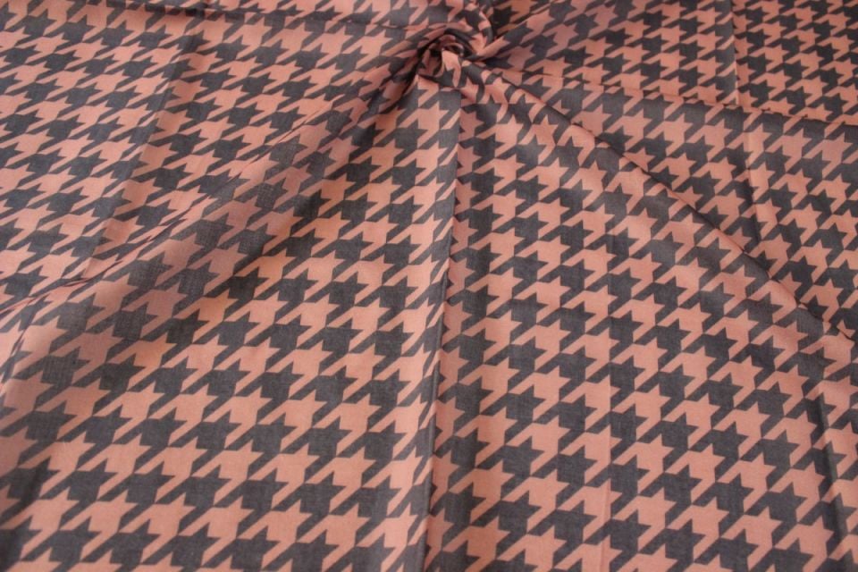 Kazayağı Desenli Soft Eşarp - Bakır