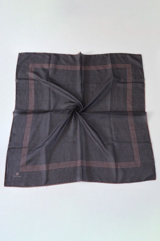 G Zincir Desenli Soft Eşarp - Bakır