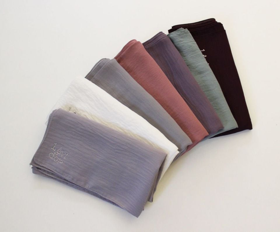 105x105 Levidor Jazz Eşarp - Gümüş