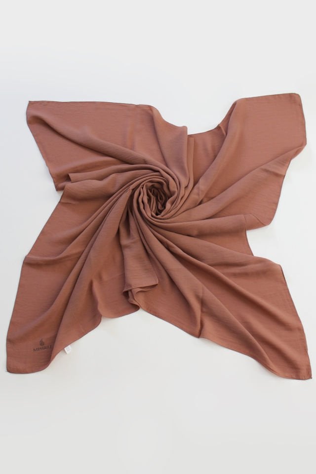 110x110 Mısırlı Jazz Eşarp - Soft Kahve