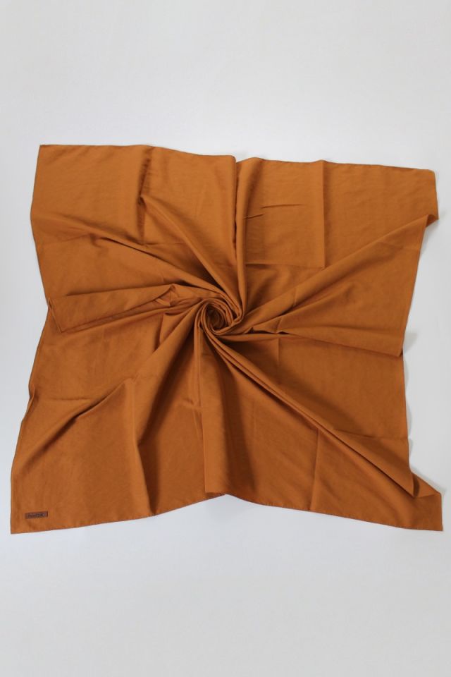 100x100 Pamuk Caz Eşarp - Bronz