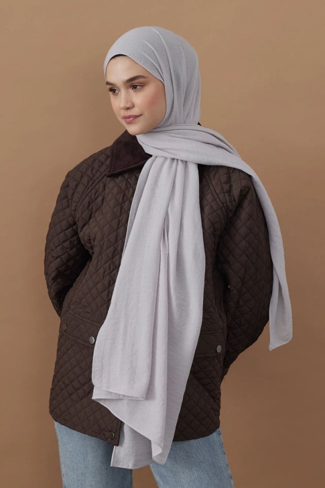 Pamuk Kraş Şal - Buz