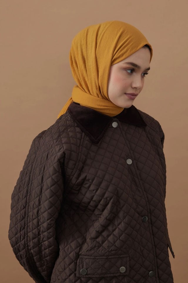 Pamuk Kraş Şal - Bal Kabağı