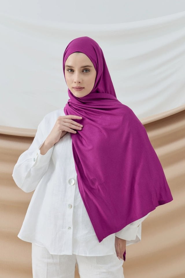 Penye Şal - Gül Pembe