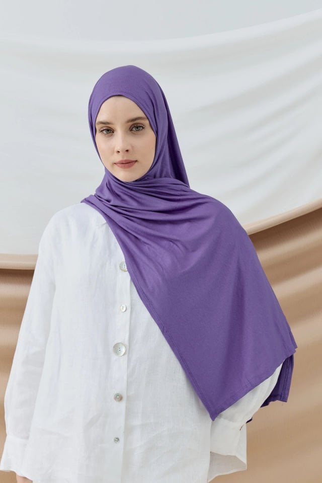 Penye Şal - Eflatun