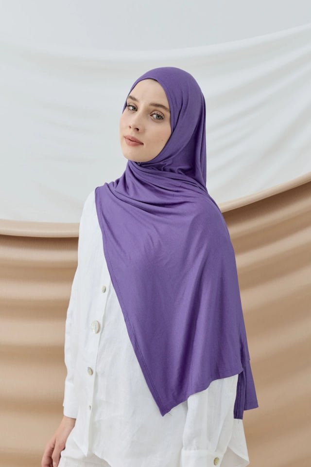 Penye Şal - Eflatun