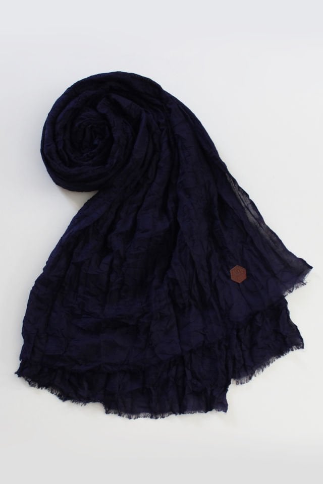 Vual Kraş Şal - Lacivert