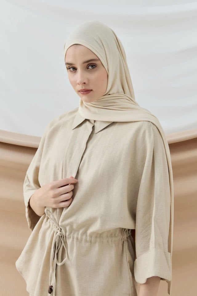 Penye Şal - Bej