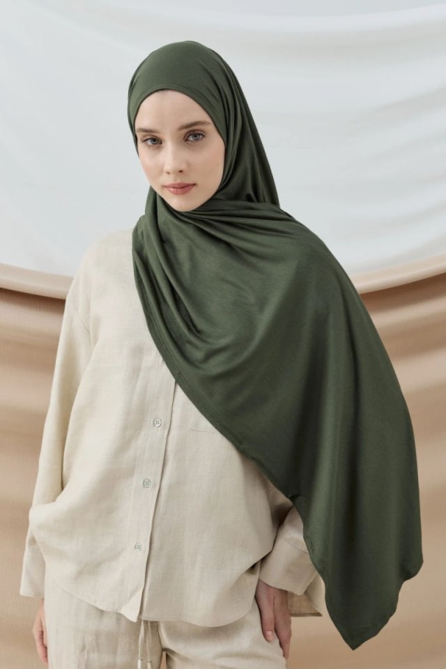 Penye Şal - Çam Yeşili