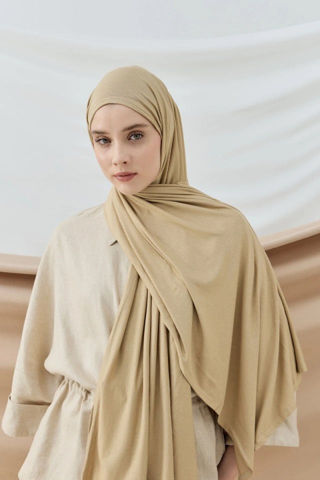 Penye Şal - Antik Bej