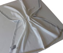 Simli Abiye Şal - Beyaz