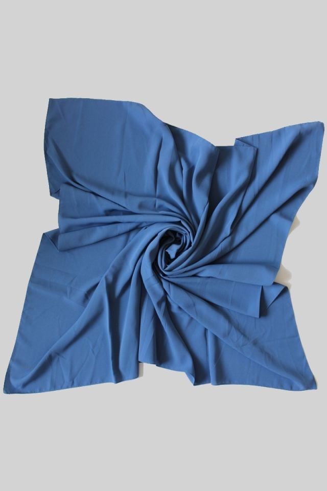 110x110 Mısırlı Medine İpeği Eşarp - Mavi