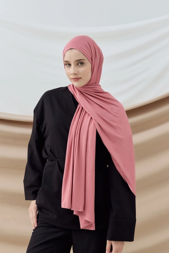 Penye Şal - Gül Kurusu