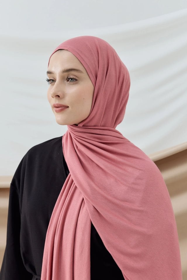 Penye Şal - Gül Kurusu