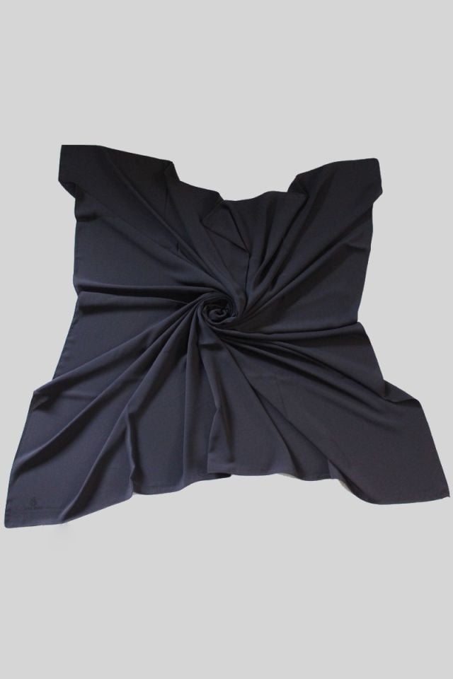 120x120 Mısırlı Medine İpeği Eşarp - Antrasit