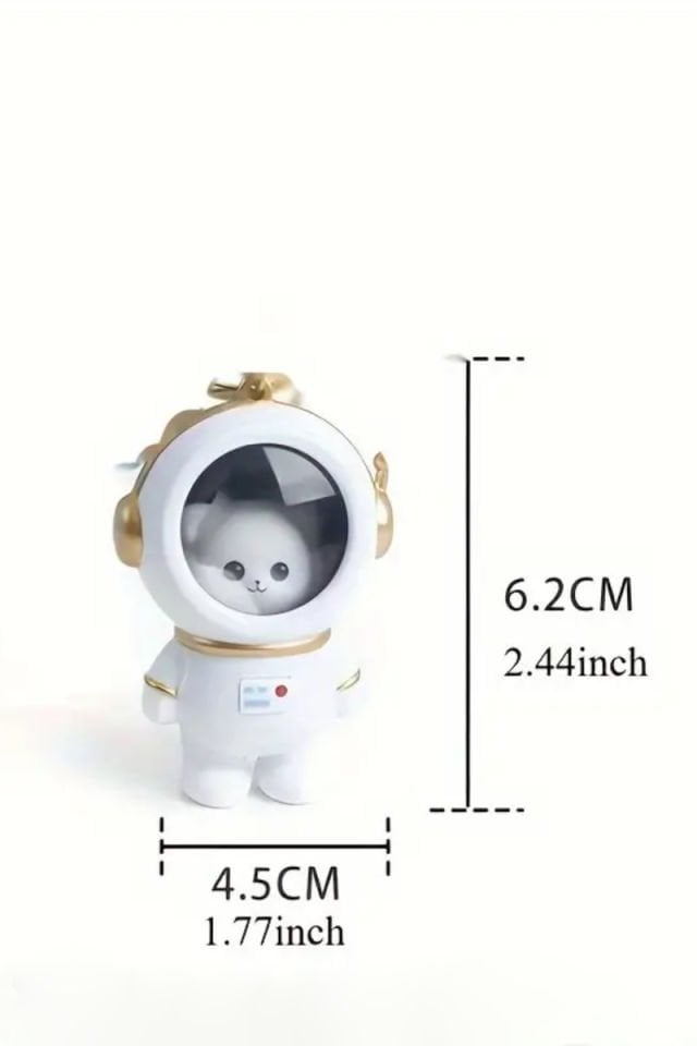 Sevimli Astronot Işıklı Anahtarlık, Çanta Aksesuarı