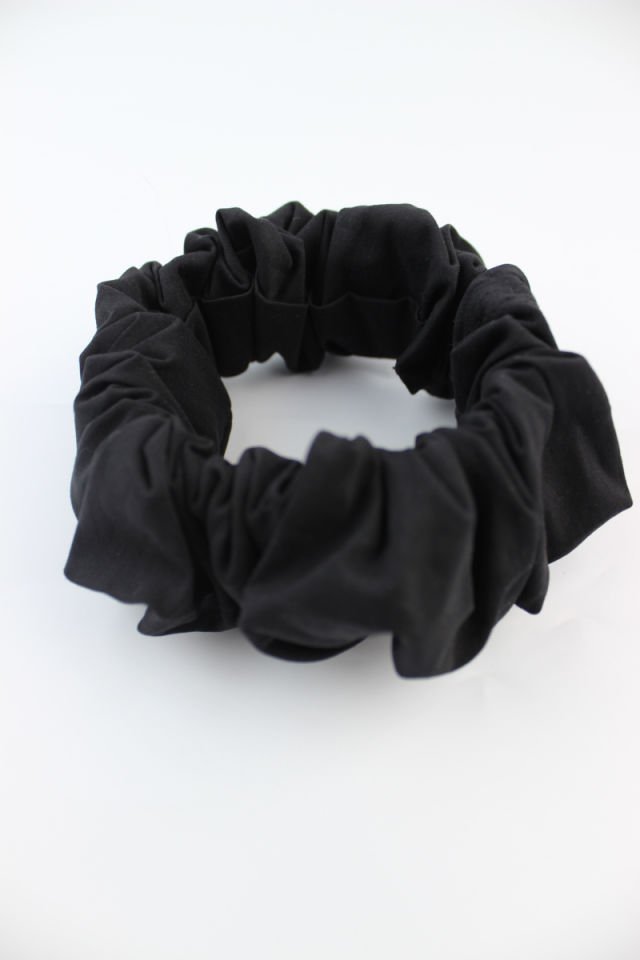 Su Geçirmez Kumaş Lastik Toka Simit Toka - Siyah