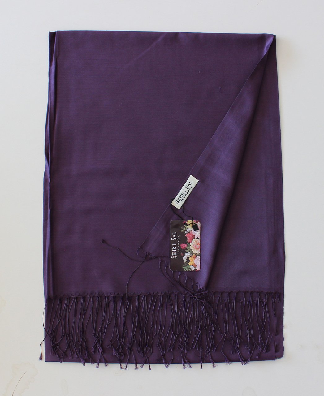 İpek görünümlü Melodi Şal - Mor