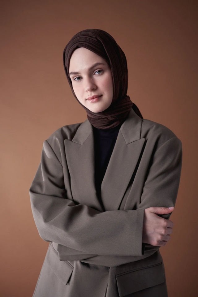 Misto Pamuk Şal - Acı Kahve