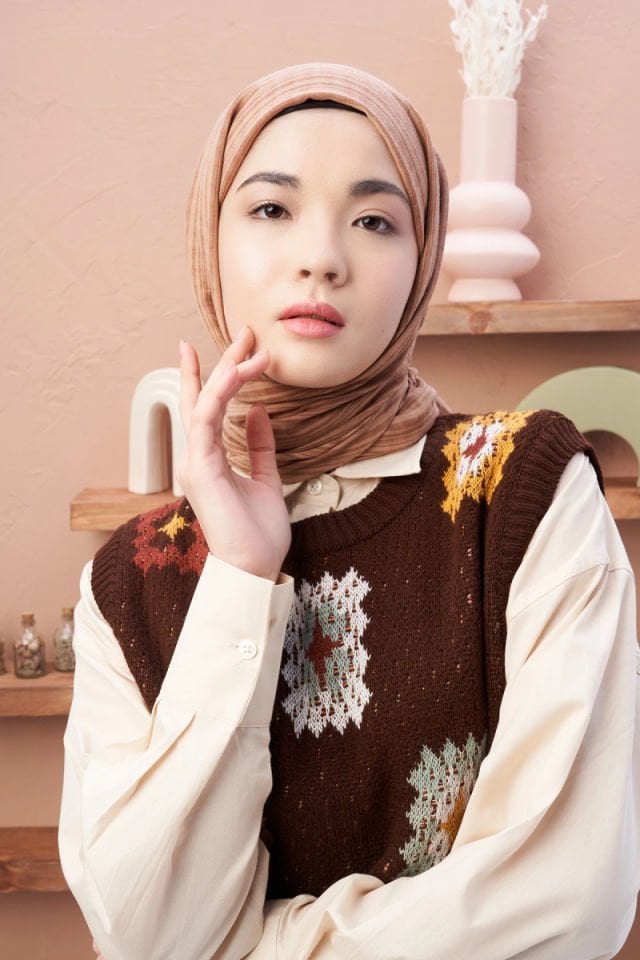 Misto Pamuk Şal - Camel