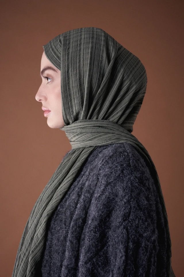 Misto Pamuk Şal - Kamuflaj