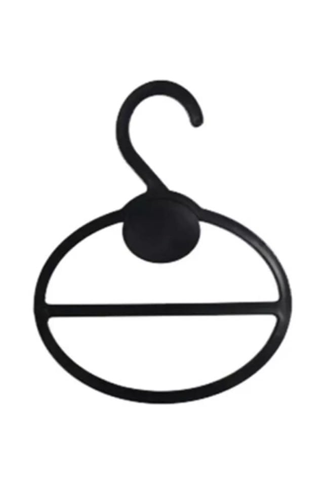 Plastik Şal Askısı - Siyah