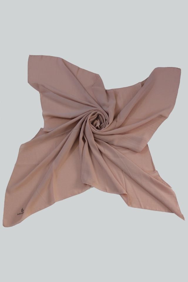 110x110 Mısırlı Jazz Eşarp - Koyu Pudra