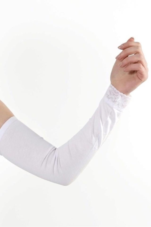 Dantelli Kolluk - Beyaz