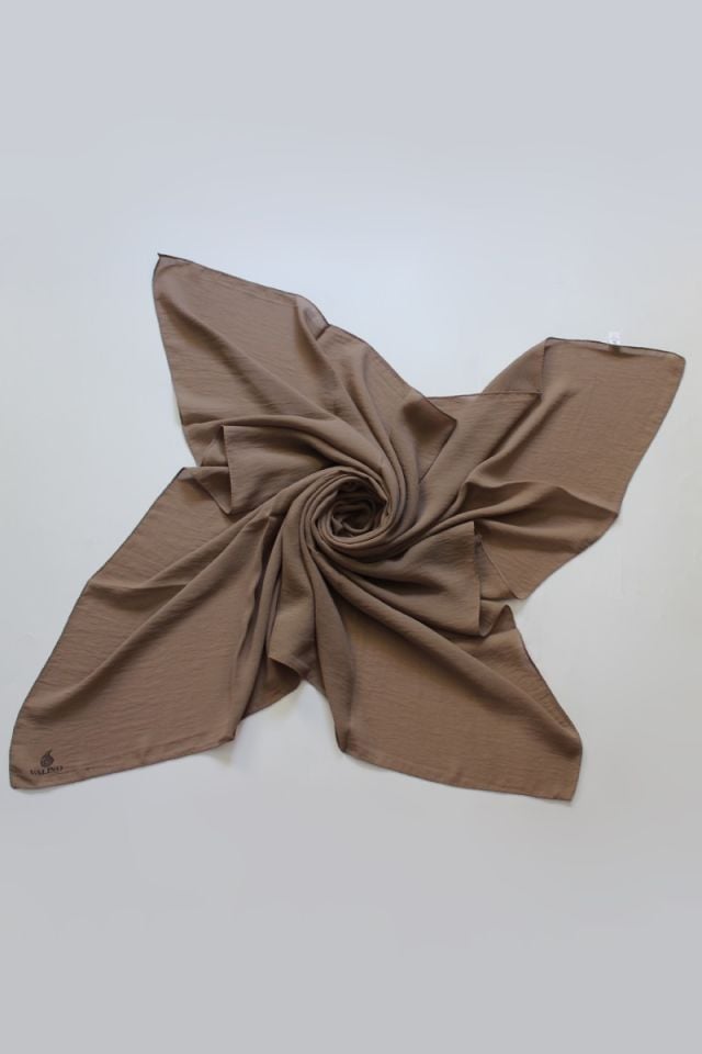 110x110 Mısırlı Jazz Eşarp - Koyu Vizon