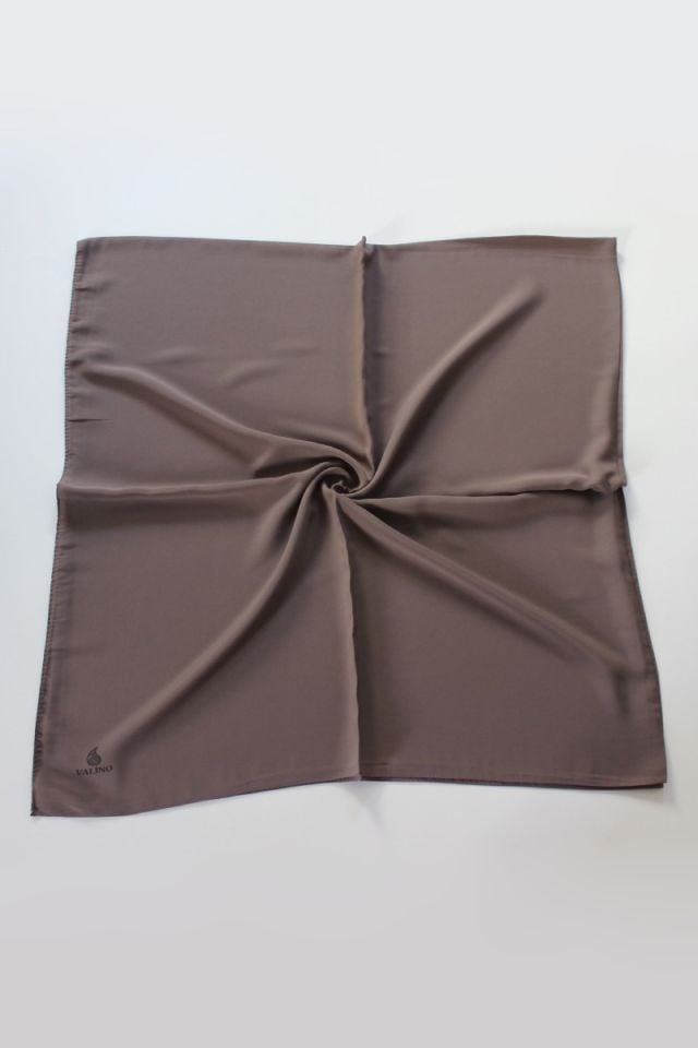 140x140 Mısırlı Medine İpeği Eşarp - Vizon