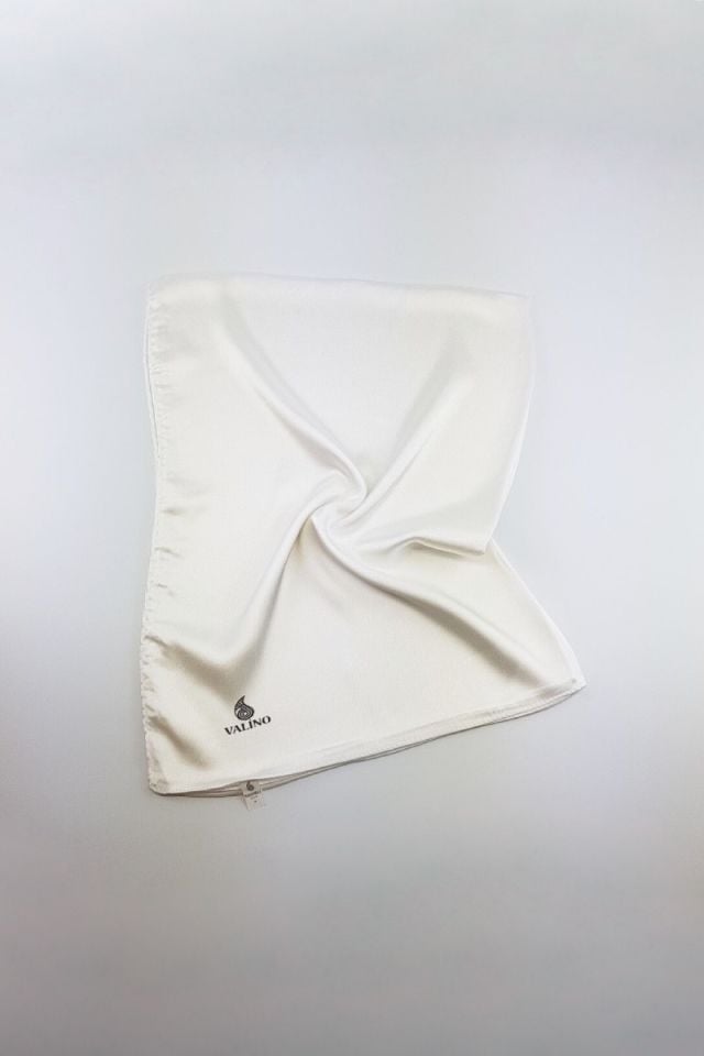 Abiye Janjan Şal - Beyaz