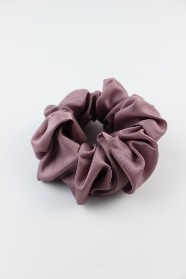 Saten Kumaş Lastik Toka Simit Toka - Lavanta