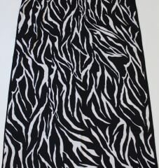 Animal Desenli Mio Caz Şal - Siyah