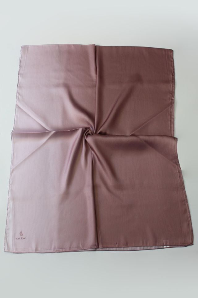 Degrade Desenli Abiye Kristal Şal - Gül Kurusu