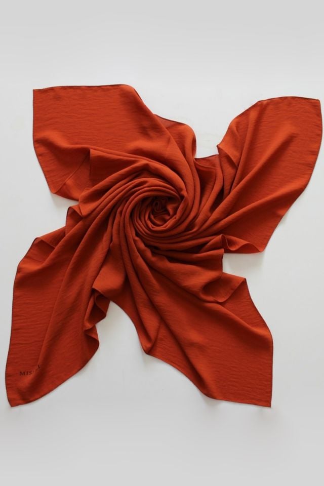 110x110 Mısırlı Jazz Eşarp - Kiremit